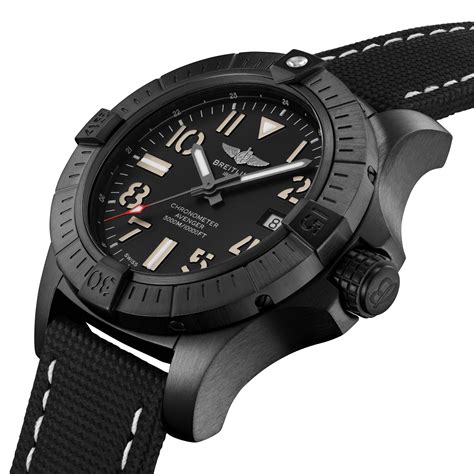 breitling avenger 45 night mission review|breitling avenger seawolf night mission.